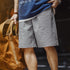 Casual Seersucker Checked Shorts – Breathable Straight Fit Office Summer Bottoms